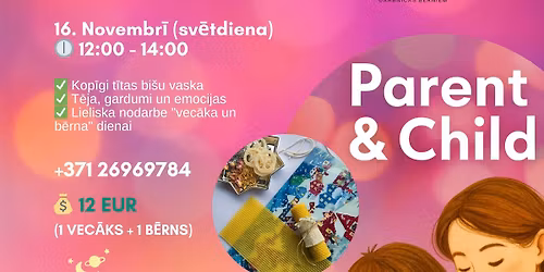 "VEC\u0100KS + B\u0112RNS" - Sve\u010du t\u012b\u0161anas meistarklase