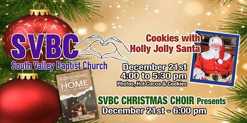 Cookies with Santa\/Choir Program