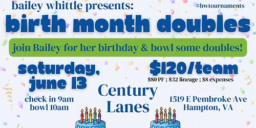 Birth Month Doubles