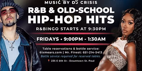 R&B Friday: BINGO and Dance Party!