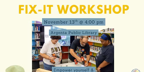 Fix-It Workshop
