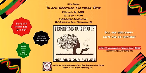 Black Heritage Calendar Fest 