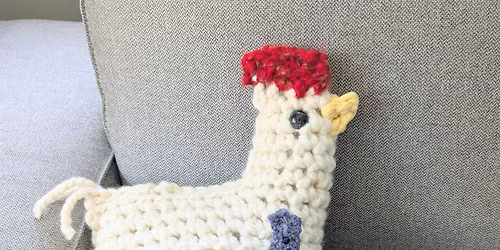 Advanced Beginner Crochet - Chicken Plushie