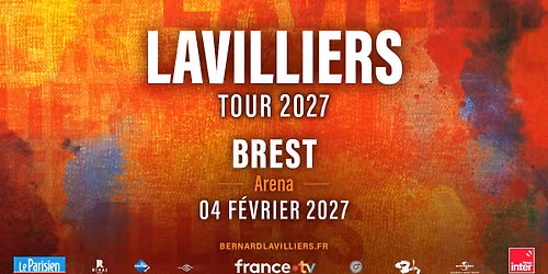 Bernard Lavilliers TOUR 2027 • 04/02/2027 - 20H00 • Brest Arena — Brest Arena