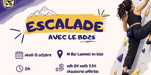 Activit\u00e9 Escalade