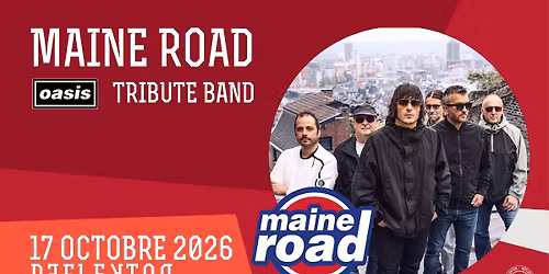 MAINE ROAD - Oasis Tribute Band au REFLEKTOR le 17 octobre 2026