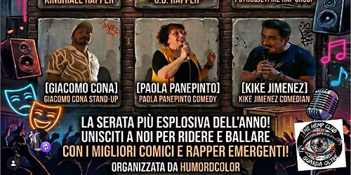 RAP & COMEDY NIGHT:23 maggio Il Sabato  pi\u00f9 Pazzo di Milano | The Hemp Club