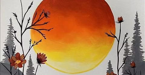 Blooming Ember Sunset (Add Candle)