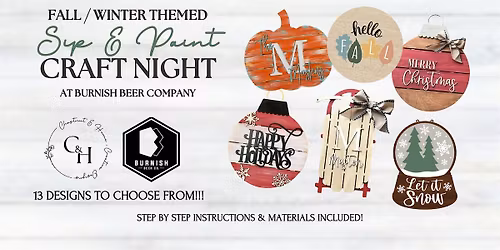 Paint & Sip - Craft night with Chestnut & Home
