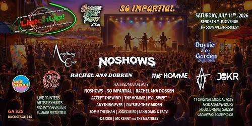 Summer Block Party Presented by ListenUp! Long Island Music & Arts Festival