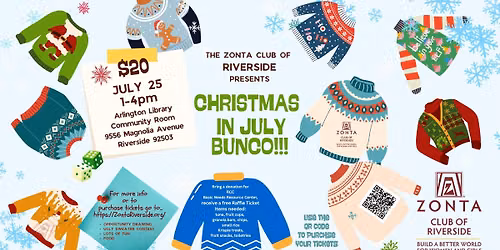 Christmas in July Bunco