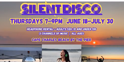 SILENT DISCO @Sunset, on CC Beach!!