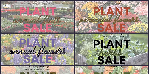 CCCG Annual Plant Sale April 25th