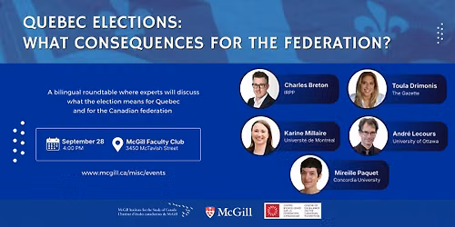 Quebec Elections: What Consequences for the Federation?