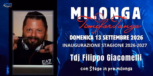 Milonga Inaugurazione TimeforTango