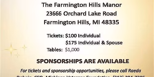 When I See an Eagle Fundraiser