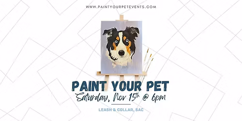 Paint Your Pet @ Leash + Collar