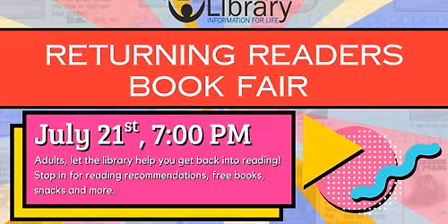 Returning Readers Book Fair for Adults @ Twin Falls Public Library