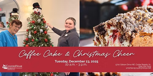 Coffee Cake & Christmas Cheer with CountryHouse Cedar Rapids
