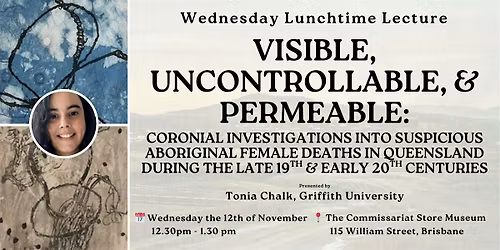 WLL Coronial Investigations into Suspicious Aboriginal female deaths in QLD
