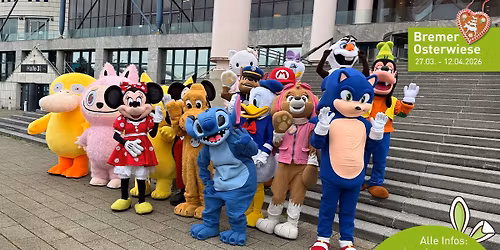 Mario und Friends besuchen die Bremer Osterwiese