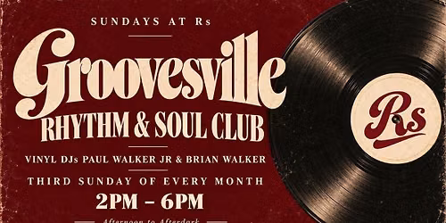 GROOVESVILLE RHYTHM & SOUL CLUB LIVE AT Rs