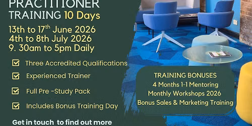 Enhanced NLP Training Week 1 - Three Accredited Qualifications