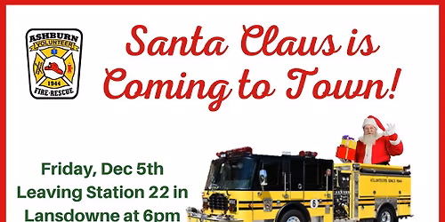 Santa's Ride through Lansdowne and Ashburn