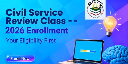 BRTC Orientation and Diagnostic Test
for Civil Service Examinees