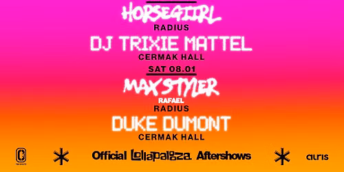 Lollapalooza Aftershow - HorsegiirL at Radius Chicago