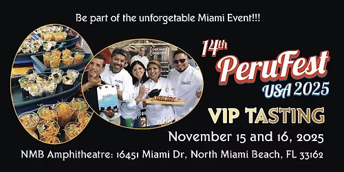 Perufest 2025 VIP Tasting