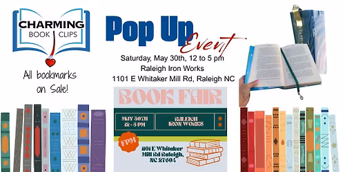 Charming Book Clips Pop-Up at the Raleigh Book Fair