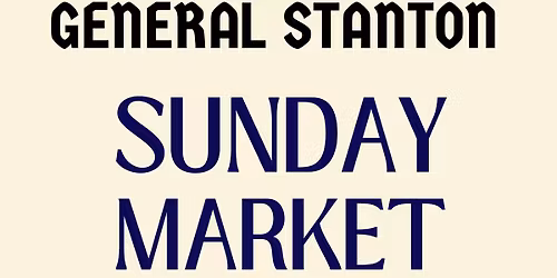 SUNDAY MARKET w\/ farmers, vintage vendors, crafts, food