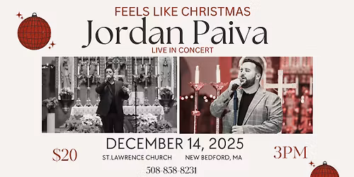Feels Like Christmas JORDAN PAIVA LIVE IN CONCERT