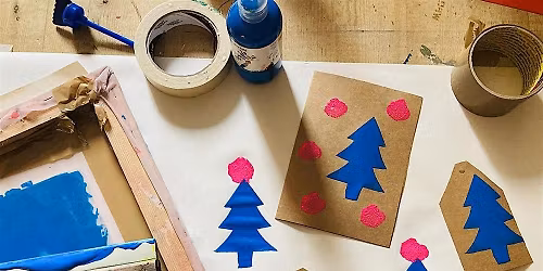 Screen Printing: Christmas Cards & Wrapping Paper