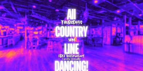 Kick Up Your Heels with Line Dancing Every Thursday: