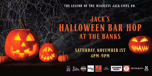 Jack's Halloween Bar Hop at The Banks