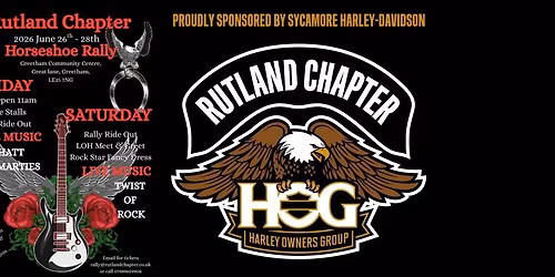 2026 Rutland Chapter of HOG - Horseshoe Rally