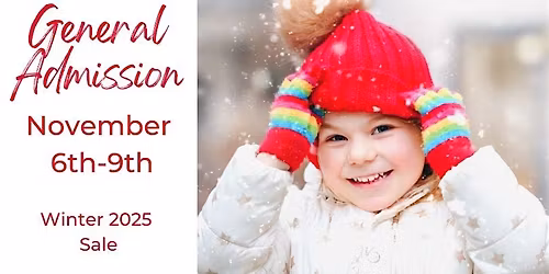 Open to the Public General Admission | JBF OP Winter 2025 Sale