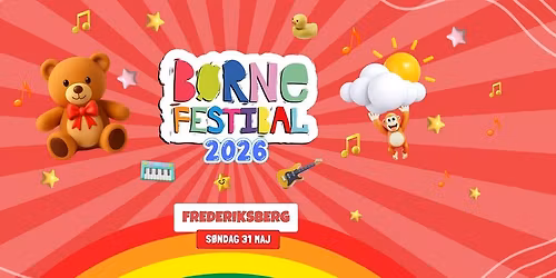 B\u00f8rnefestiBAL 2026 Frederiksberg 31.maj 