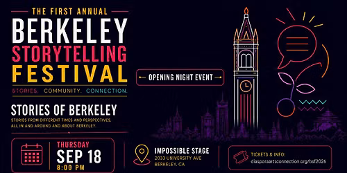 Berkeley Storytelling Festival 2026 | Opening Night: Stories of Berkeley