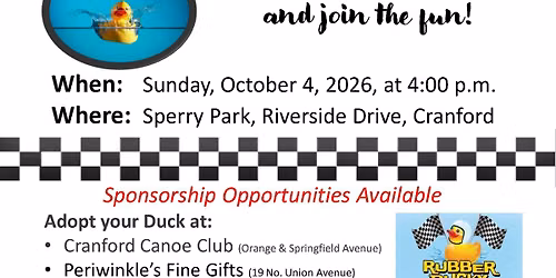 15th Annual Rubber Ducky Race at Sperry Park 