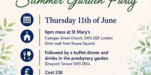 ICATC UK Summer Garden Party