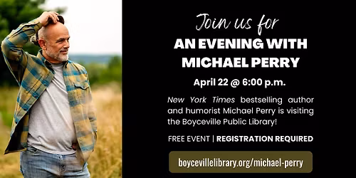 An Evening with Michael Perry
