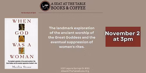 Witches who Resist Book Club w\/ Jamie: When God Was a Woman