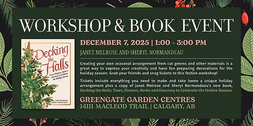 Decking the Halls: An Indoor Seasonal Foliage Arrangement Workshop