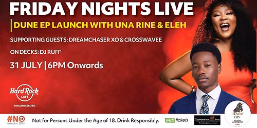 Friday Nights Live with Una Rine & Eleh