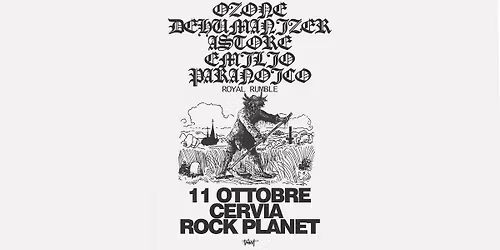 OZONE DEHUMANIZER + ASTORE + EMILIO PARANOICO @ ROCK PLANET, CERVIA // 11.10.2025