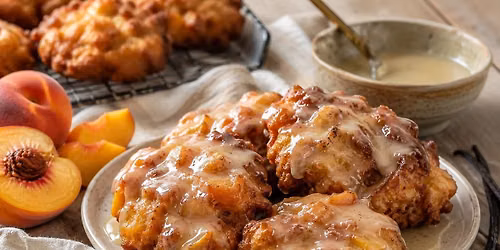 Summer Peach Fritters \u2014 Florida Academy of Baking