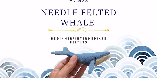 Needle Felted Whale